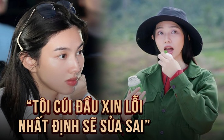 Thùy Tiên 'cúi đầu xin lỗi' sau ồn ào quảng cáo kẹo rau củ