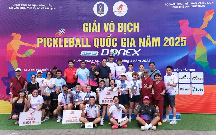 CLB Pickleball D-Joy thắng lớn tại Giải vô địch pickleball Quốc gia 2025