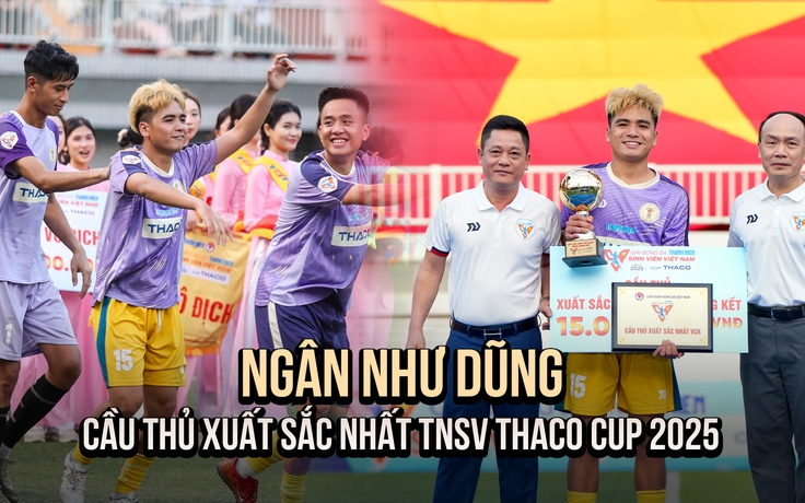 Cầu thủ xuất sắc nhất TNSV THACO cup 2025: Giờ là lúc tập trung cho giải quốc tế