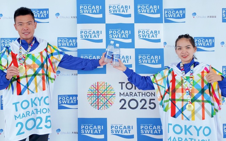 Pocari Sweat đã tiếp sức Hứa Thuận Long và Hoàng Thị Ngọc Hoa ra sao tại Tokyo?