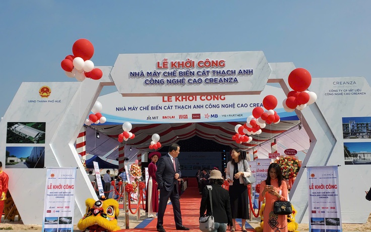Huế khởi công dự án ngàn tỉ, biến cát thành sản phẩm công nghệ cao