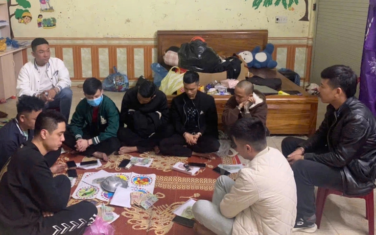 Triệt phá điểm cờ bạc lắc bầu cua