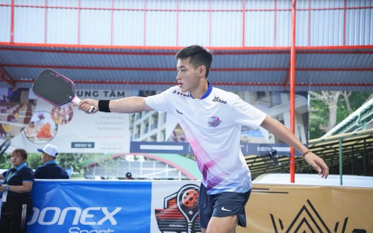 Trương Vinh Hiển thắng Lý Hoàng Nam ở tứ kết giải pickleball vô địch quốc gia 2025