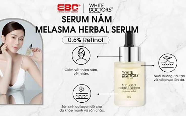 Review serum trị nám White Doctors có hiệu quả tận gốc nám chân sâu, nám mảng không?