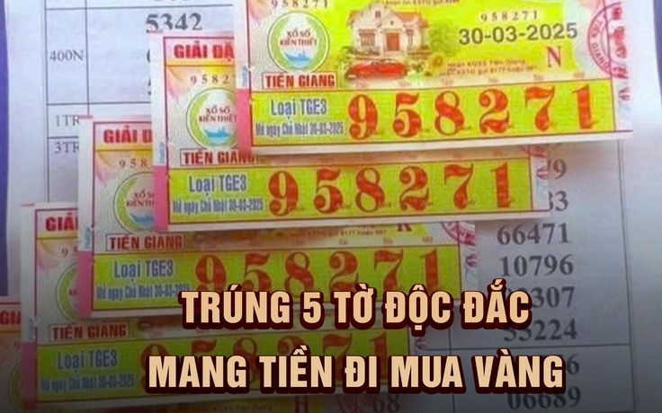 Chủ đại lý vé số tiết lộ 'lạ' về người trúng 5 tờ độc đắc