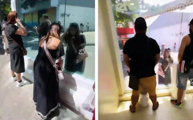 Tấm gương hai chiều gây bão ở toilet công viên Bangkok