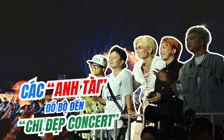 Các 'anh tài' bất ngờ đổ bộ concert cổ vũ dàn 'chị đẹp'