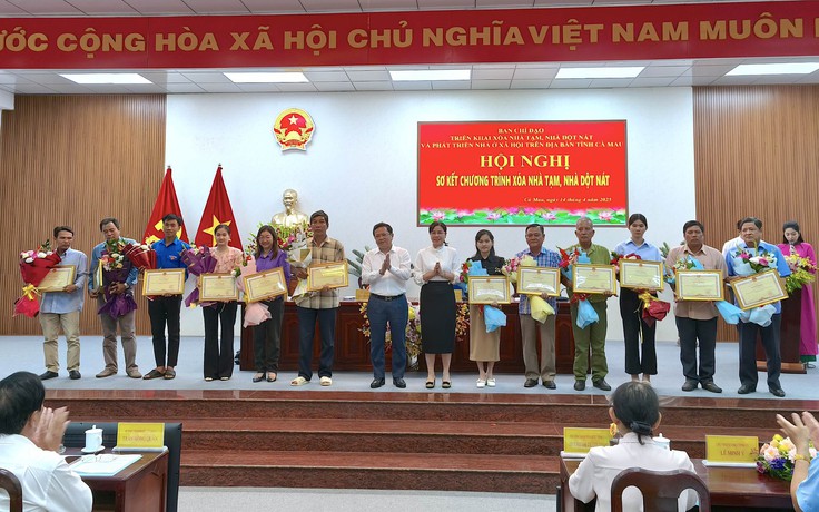 Cà Mau hoàn thành hơn 2.000 căn nhà trong chương trình xóa nhà tạm, nhà dột nát