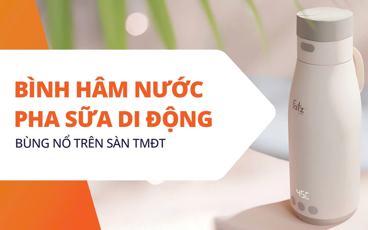 Bình đun, hâm nước pha sữa cầm tay: Ngành hàng đang bùng nổ trên sàn TMĐT