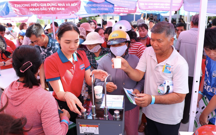 Điện máy Xanh triển khai giải pháp đem nước sạch đến người dân