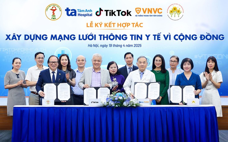 BVĐK Tâm Anh, VNVC xây dựng mạng lưới thông tin y tế cộng đồng trên TikTok
