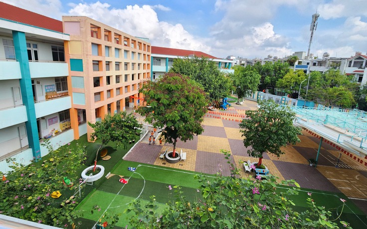 Những trường mầm non hàng ngàn mét vuông
