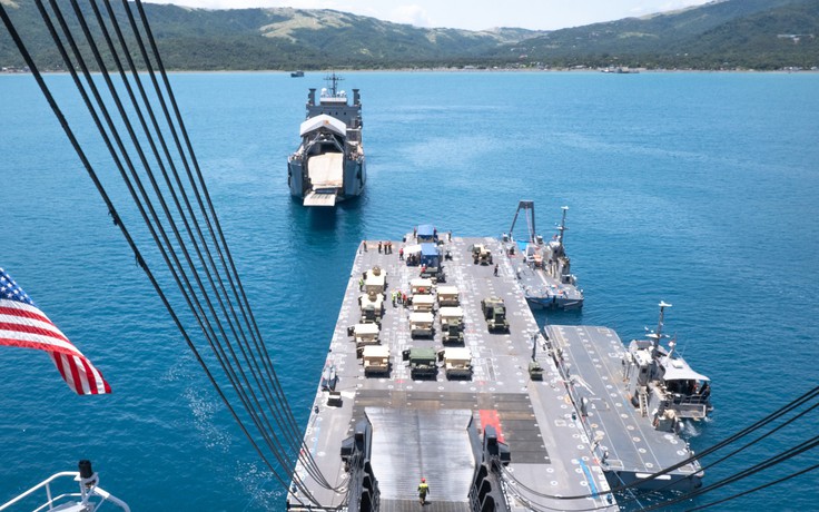 Mỹ - Philippines bắt đầu tập trận 'Vai kề vai' nhằm kiểm tra chiến đấu toàn diện