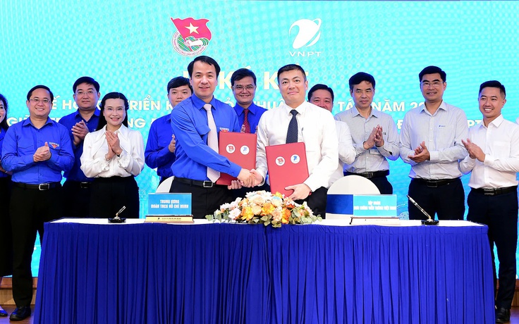 T.Ư Đoàn và VNPT thỏa thuận hợp tác nhiều nội dung quan trọng trong năm 2025