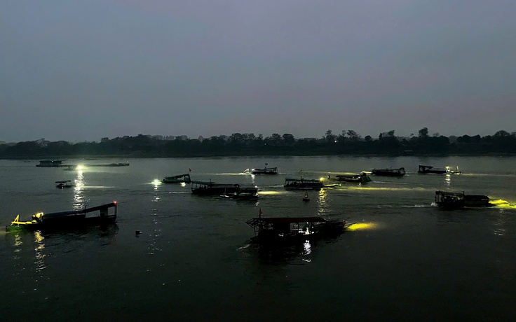 Săn vật vờ trên sông Hồng