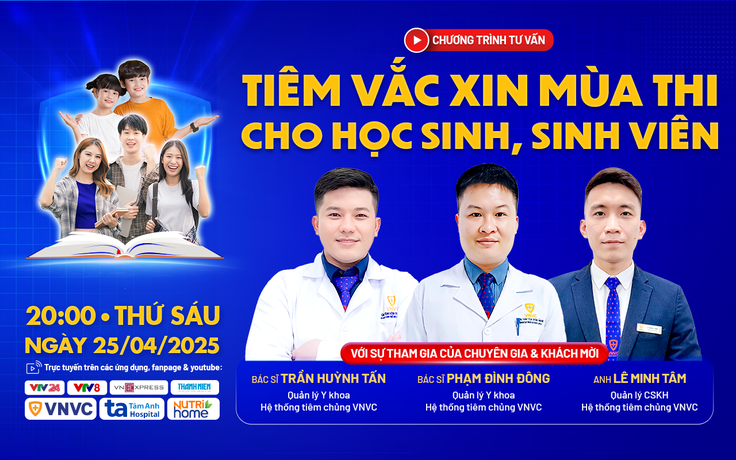 Tư vấn sức khỏe: Tiêm vắc xin giúp học sinh, sinh viên phòng bệnh mùa thi