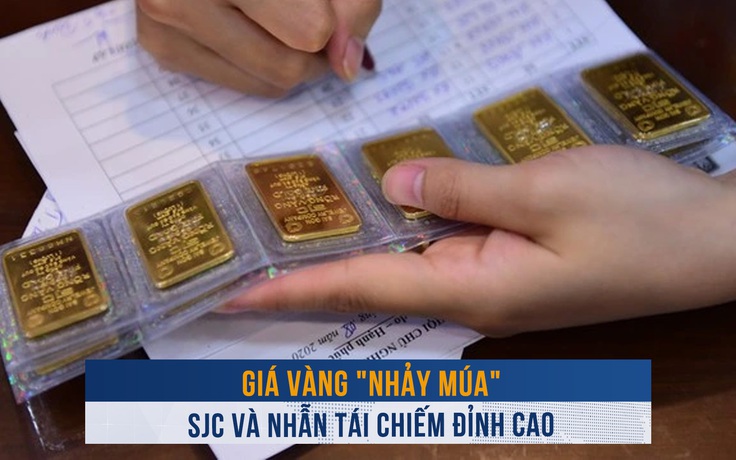 Biến động vàng ngày 25.4: Giá vàng 'nhảy múa', SJC và nhẫn tái chiếm đỉnh cao