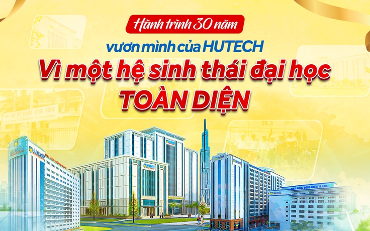 Hành trình 30 năm vươn mình của HUTECH: Vì một hệ sinh thái đại học toàn diện