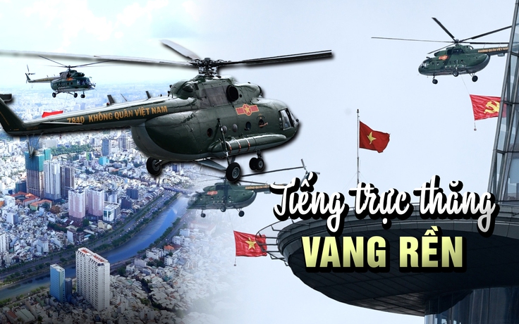 Diễu binh 30.4: Góc nhìn thành phố từ biên đội trực thăng