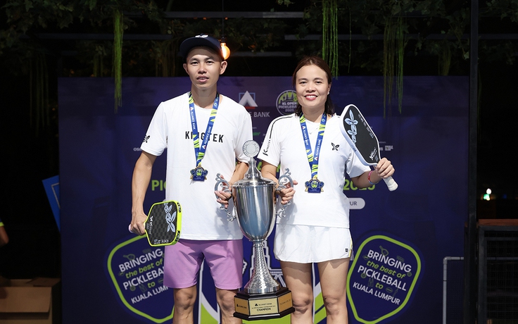 Nữ doanh nhân Madam Truyền cùng CLB Kingtek Pickleball thắng lớn ở giải pickleball quốc tế Malaysia