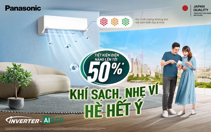 Điều hòa Panasonic XU 2025: Cảnh báo chất lượng không khí, tiết kiệm đến 50%* tiền điện