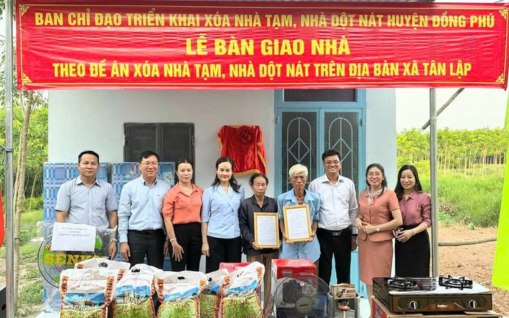 Bình Phước: Hoàn thành mục tiêu xóa nhà tạm, nhà dột nát trước kế hoạch
