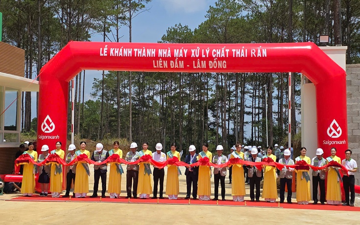 Lâm Đồng đưa vào vận hành nhà máy xử lý chất thải rắn Liên Đầm