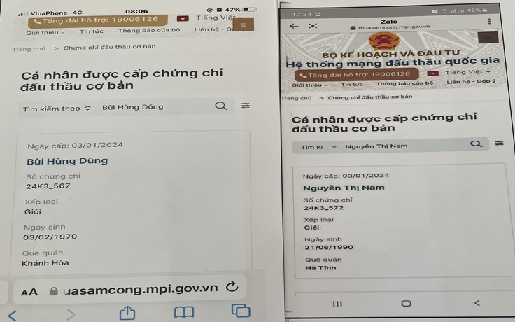 Công an xác minh vụ giáo viên tiểu học bất ngờ có chứng chỉ đấu thầu