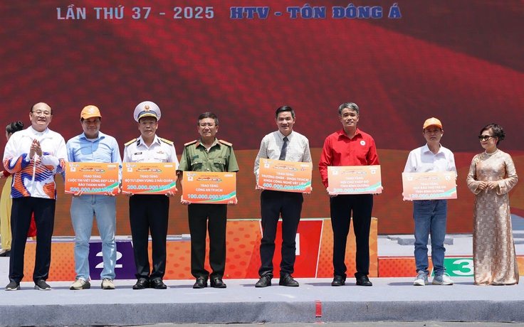 Cúp xe đạp truyền hình TP.HCM - Tôn Đông Á 2025 thành công tốt đẹp