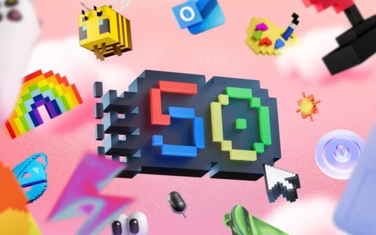 Microsoft phát hành loạt hình nền Windows ấn tượng kỷ niệm 50 năm thành lập