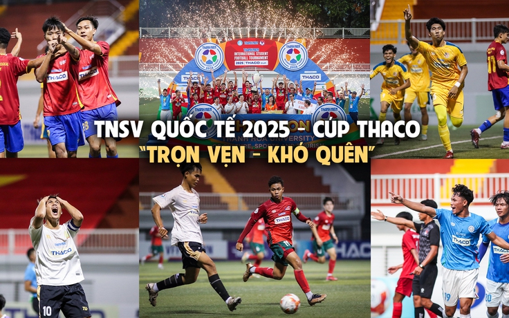 Nhìn lại giải bóng đá Thanh Niên sinh viên quốc tế 2025 - cúp THACO