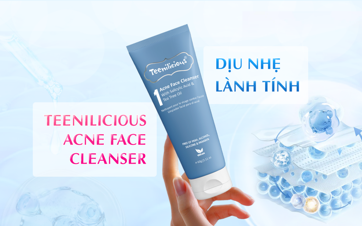 'Check var' Sữa rửa mặt Teenilicious Acne Face Cleanser được nhiều tín đồ skincare đánh giá cao
