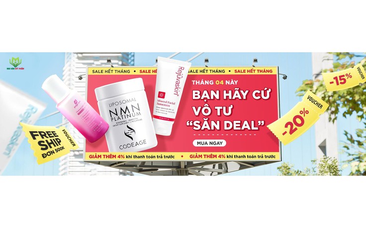 Tiết kiệm gần 'nửa giá' với loạt deal tại Mai Hân mỹ phẩm