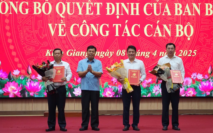 Kiên Giang: Công bố quyết định của Ban Bí thư về công tác cán bộ