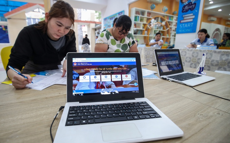 Tuyển sinh đầu cấp tại TP.HCM: Phụ huynh cần xác nhận thông tin trên hệ thống