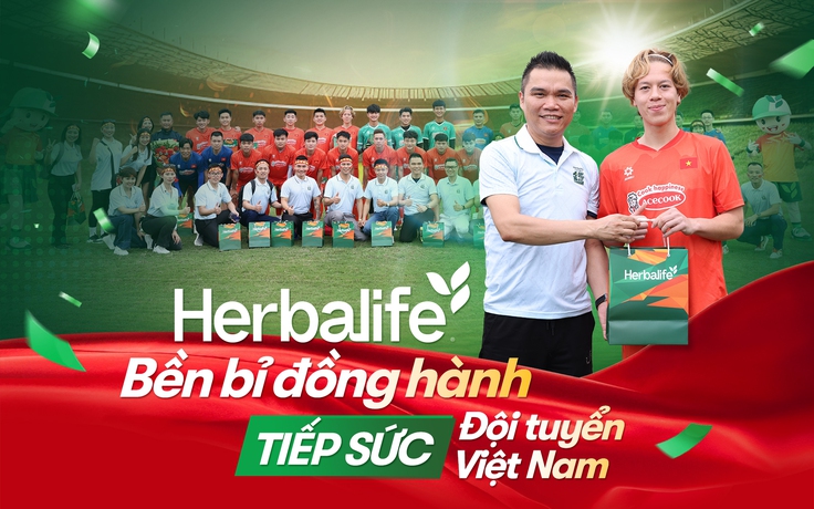 Herbalife bền bỉ đồng hành tiếp sức Đội tuyển Việt Nam