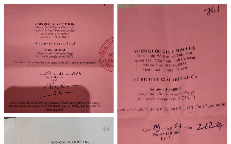 Vụ Vườn quốc gia U Minh Hạ in vé câu cá: Báo cáo Tỉnh ủy Cà Mau