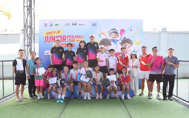 Những dấu ấn đáng nhớ của giải HCMC D-JOY Junior Pickleball Tour 2025 - chặng 1