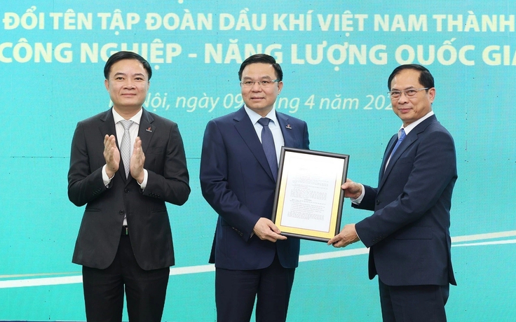 Tập đoàn Dầu khí đổi tên, chọn năng lượng là trụ cột cốt lõi