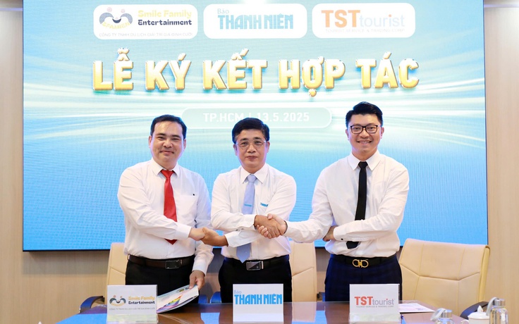 Báo Thanh Niên ký kết hợp tác với Công ty SFAMIEN và TST Tourist
