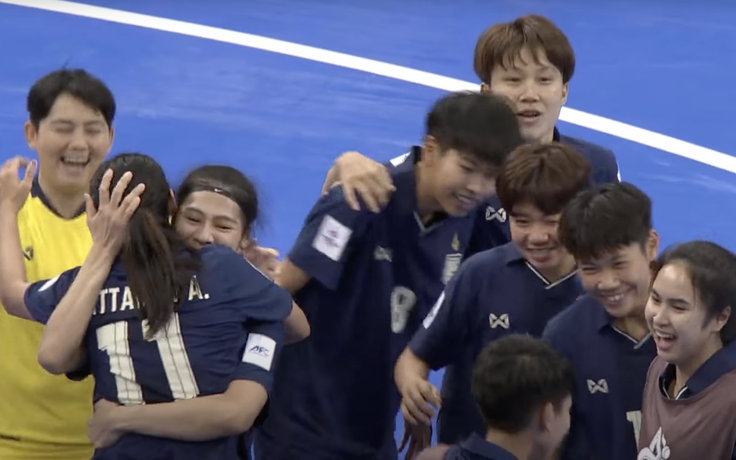 Thái Lan ngược dòng nghẹt thở, đánh bại đội Trung Quốc: Giành vé World Cup futsal nữ