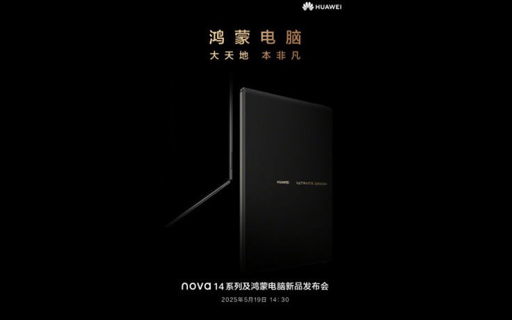 Huawei 'nhá hàng' PC gập độc lạ đầu tiên của hãng