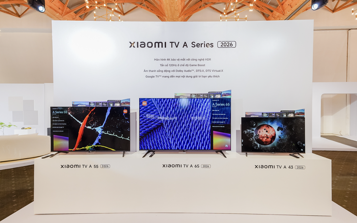 Xiaomi ra TV A Pro và A Series 2026 mới tại Việt Nam