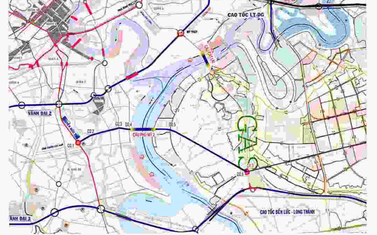 TP.HCM nghiên cứu cầu đường 2 tầng nối khu nam tới sân bay Long Thành