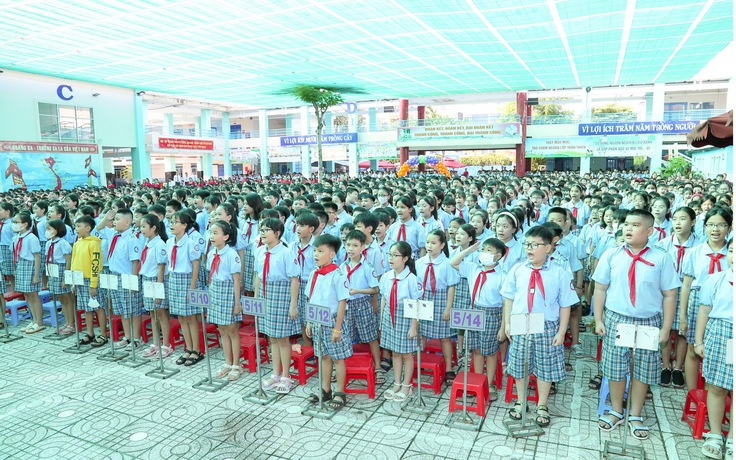 Trường tiểu học đông học sinh nhất TP.HCM: Hơn 5.000 em, 109 lớp