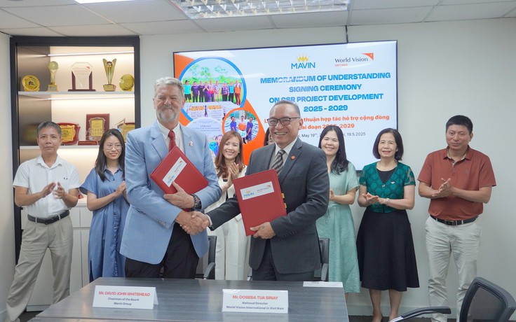 Tập đoàn Mavin và World Vision Việt Nam ký hợp tác thúc đẩy chăn nuôi bền vững