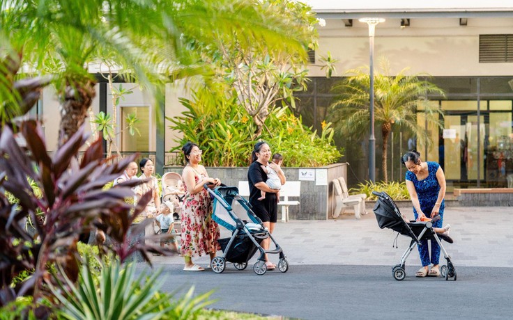 Không gian giàu sức sống bên trong khu phức hợp Charm City 