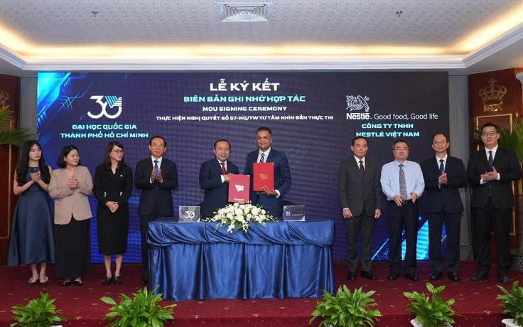 Nestlé Việt Nam ký kết hợp tác ĐH Quốc gia TP.HCM thực thi mô hình ‘3 nhà’ Nestlé Việt Nam ký kết hợp tác ĐH Quốc gia TP.HCM thực thi mô hình ‘3 nhà’