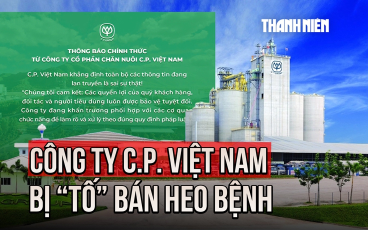 Bị 'tố' bán heo bệnh ra thị trường: Công ty C.P. Việt Nam nói gì?