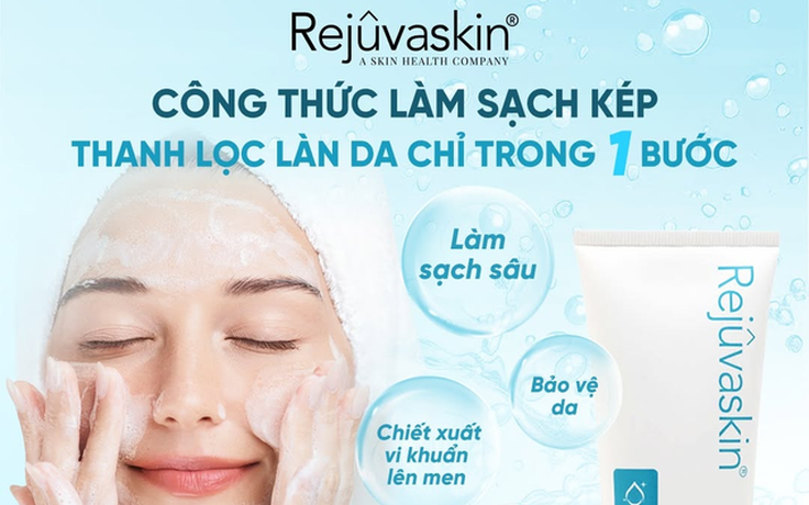 Cách sử dụng sữa rửa mặt Rejuvaskin sạch cả bụi mịn PM2.5 mà không gây khô da
